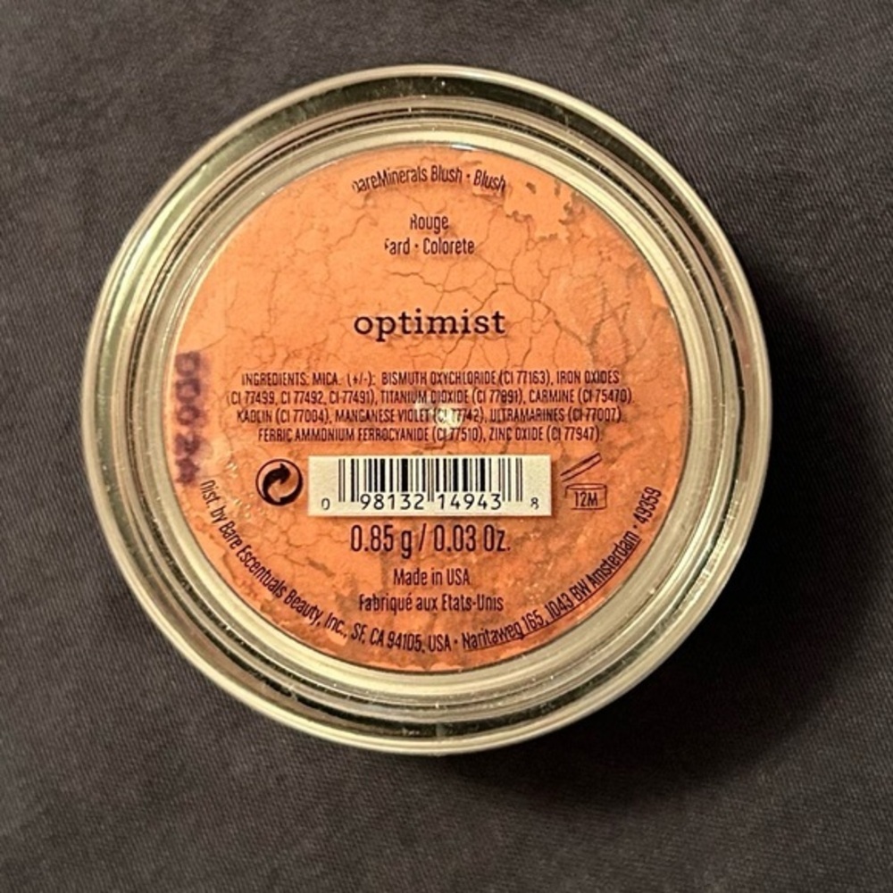NEW BAREMINERALS Blush in Optimist